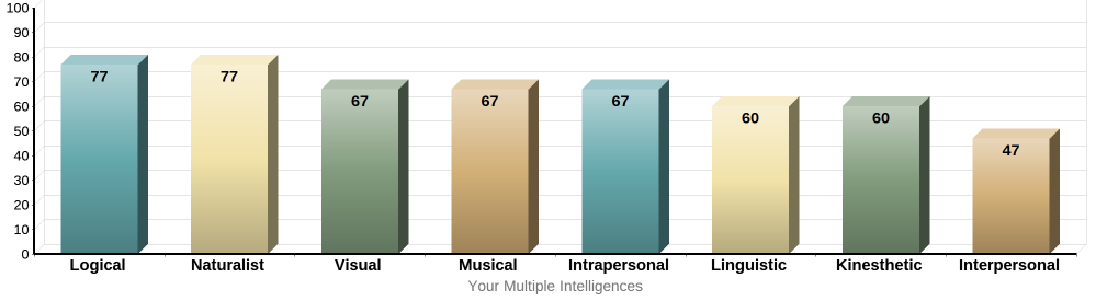 Multiple Intelligences Test.