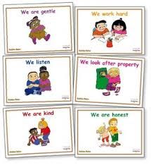 Classroom rules flashcards